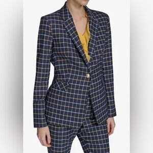 NWT, Tommy Hilfiger Plaid Blazer - Size 2